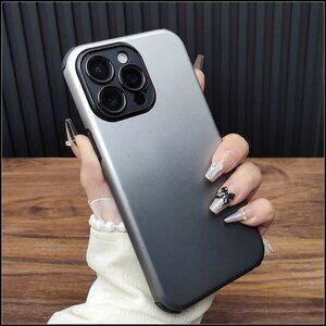 Silver to Black Gradient Matte Case